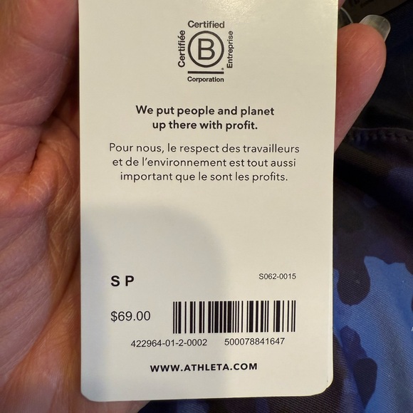 NWT Athleta high neck bikini top - Picture 4 of 5